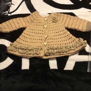 Little girls sweater jacket